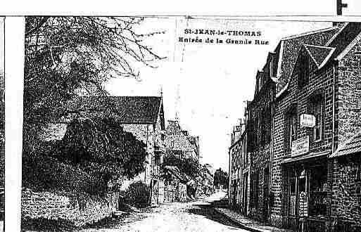 Ville de SAINTJEANLETHOMAS Carte postale ancienne