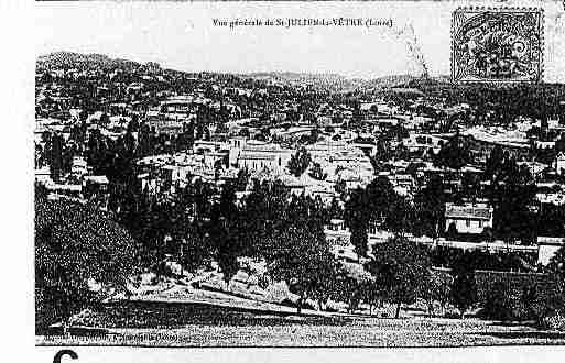 Ville de SAINTJULIENLAVETRE Carte postale ancienne