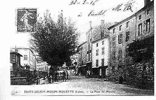 Ville de SAINTJULIENMOLINMOLETTE Carte postale ancienne