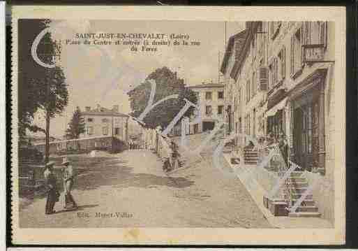 Ville de SAINTJUSTENCHEVALET Carte postale ancienne