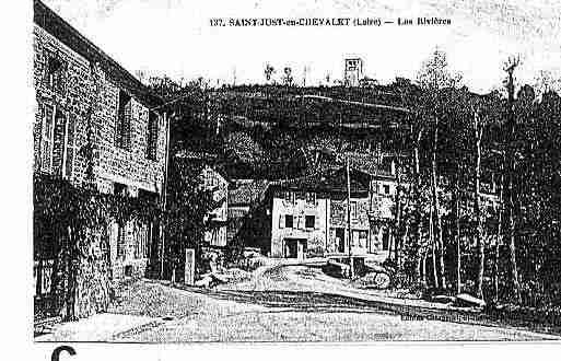 Ville de SAINTJUSTENCHEVALET Carte postale ancienne