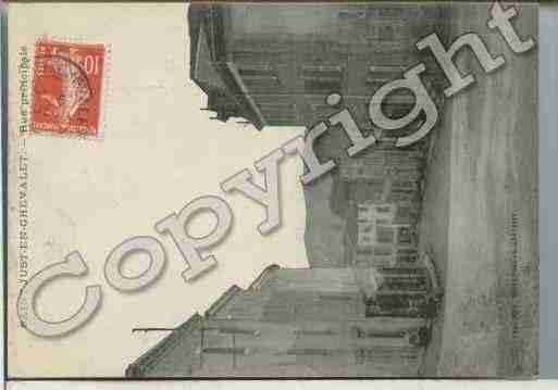 Ville de SAINTJUSTENCHEVALET Carte postale ancienne