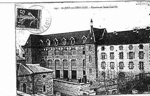 Ville de SAINTJUSTENCHEVALET Carte postale ancienne