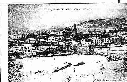 Ville de SAINTJUSTENCHEVALET Carte postale ancienne