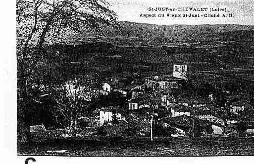 Ville de SAINTJUSTENCHEVALET Carte postale ancienne