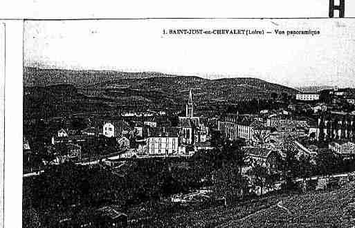 Ville de SAINTJUSTENCHEVALET Carte postale ancienne