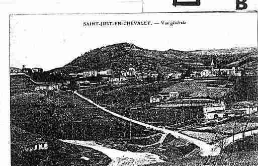 Ville de SAINTJUSTENCHEVALET Carte postale ancienne