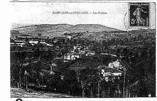 Ville de SAINTJUSTENCHEVALET Carte postale ancienne