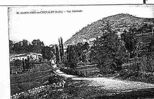 Ville de SAINTJUSTENCHEVALET Carte postale ancienne