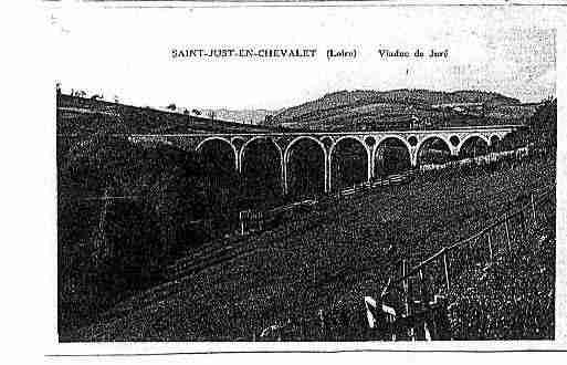 Ville de SAINTJUSTENCHEVALET Carte postale ancienne