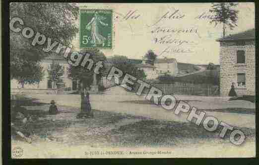 Ville de SAINTJUSTLAPENDUE Carte postale ancienne