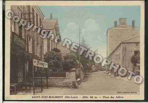 Ville de SAINTJUSTMALMONT Carte postale ancienne