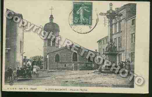 Ville de SAINTJUSTMALMONT Carte postale ancienne