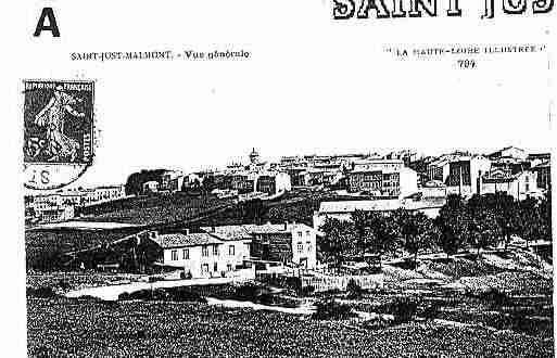 Ville de SAINTJUSTMALMONT Carte postale ancienne