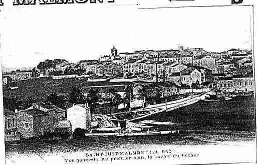 Ville de SAINTJUSTMALMONT Carte postale ancienne