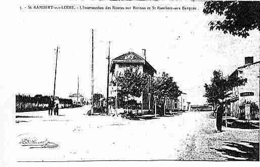 Ville de SAINTJUSTSAINTRAMBERT Carte postale ancienne