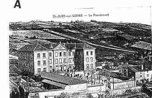 Ville de SAINTJUSTSAINTRAMBERT Carte postale ancienne