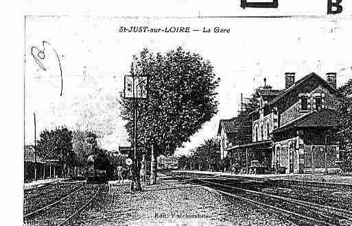 Ville de SAINTJUSTSAINTRAMBERT Carte postale ancienne