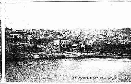 Ville de SAINTJUSTSAINTRAMBERT Carte postale ancienne