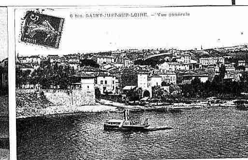 Ville de SAINTJUSTSAINTRAMBERT Carte postale ancienne