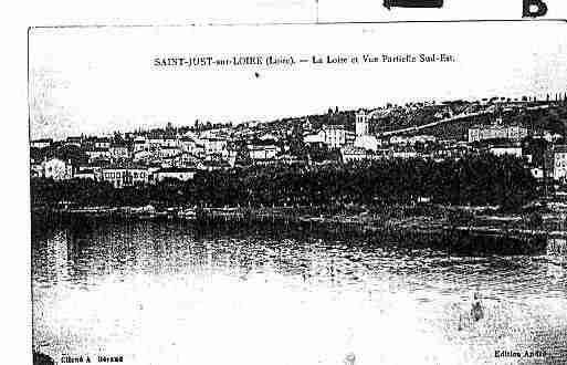 Ville de SAINTJUSTSAINTRAMBERT Carte postale ancienne