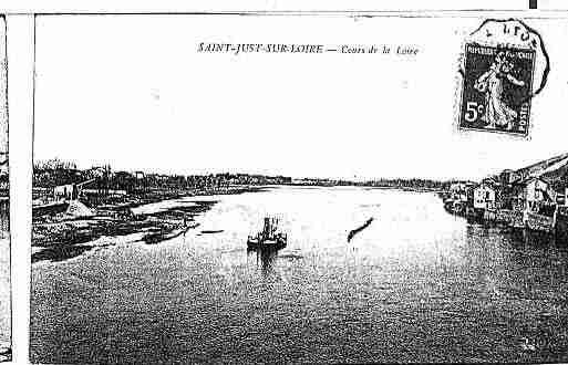Ville de SAINTJUSTSAINTRAMBERT Carte postale ancienne