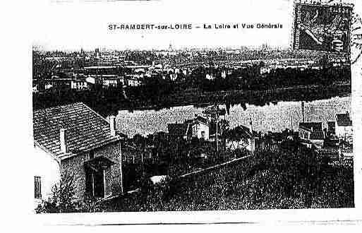 Ville de SAINTJUSTSAINTRAMBERT Carte postale ancienne