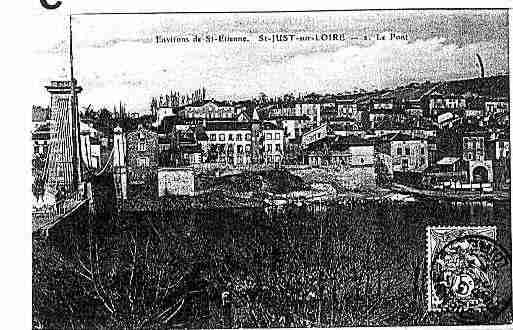 Ville de SAINTJUSTSAINTRAMBERT Carte postale ancienne