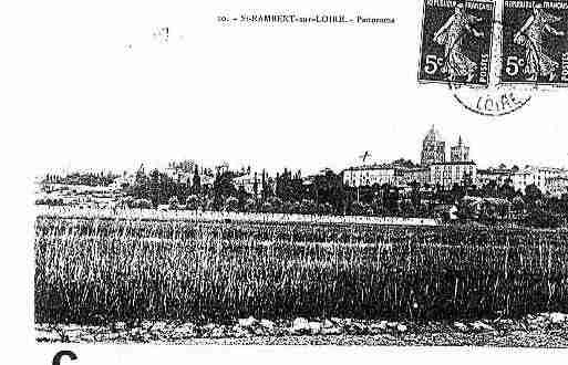 Ville de SAINTJUSTSAINTRAMBERT Carte postale ancienne