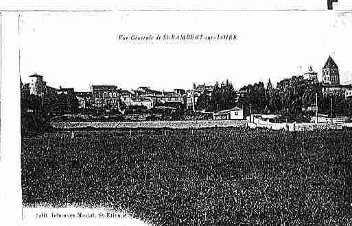 Ville de SAINTJUSTSAINTRAMBERT Carte postale ancienne
