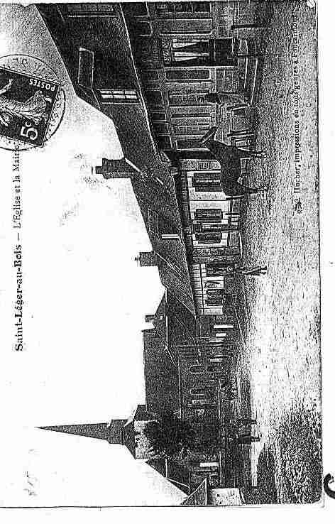 Ville de SAINTLEGERAUXBOIS Carte postale ancienne Ville de SAINTLEGERAUXBOIS Carte postale ancienne