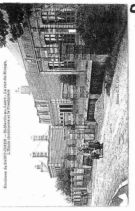 Ville de SAINTMARTINAULAERT Carte postale ancienne Ville de SAINTMARTINAULAERT Carte postale ancienne