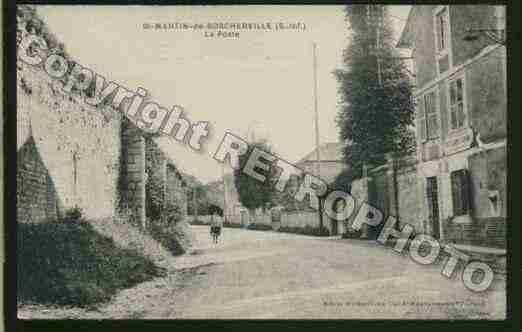 Ville de SAINTMARTINDEBOSCHERVILLE Carte postale ancienne