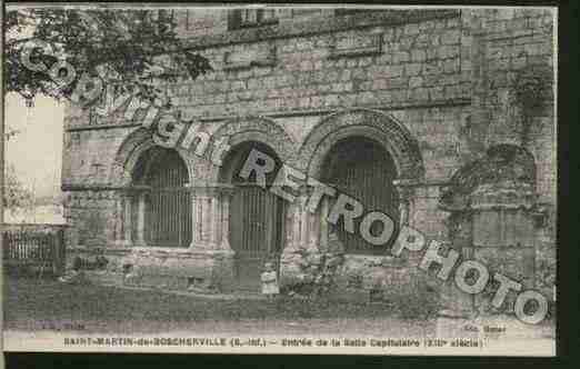 Ville de SAINTMARTINDEBOSCHERVILLE Carte postale ancienne