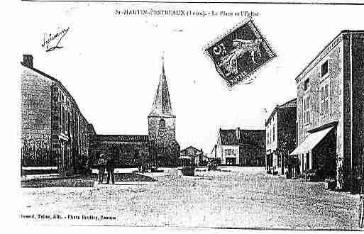 Ville de SAINTMARTIND\\\'ESTREAUX Carte postale ancienne