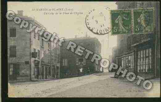 Ville de SAINTMARTINLAPLAINE Carte postale ancienne