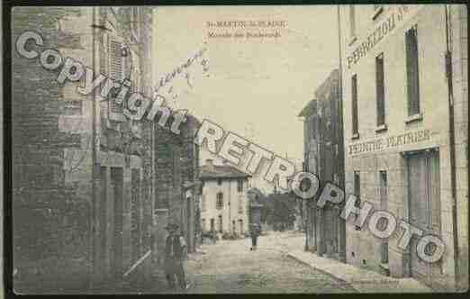 Ville de SAINTMARTINLAPLAINE Carte postale ancienne