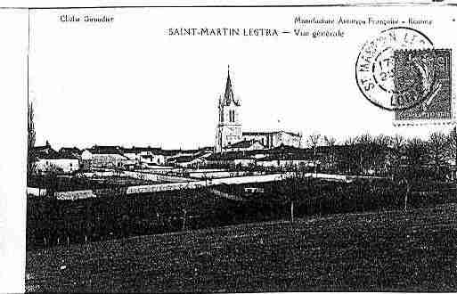 Ville de SAINTMARTINLESTRA Carte postale ancienne