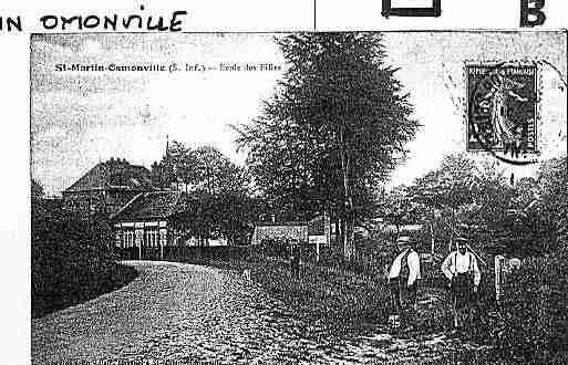 Ville de SAINTMARTINOSMONVILLE Carte postale ancienne