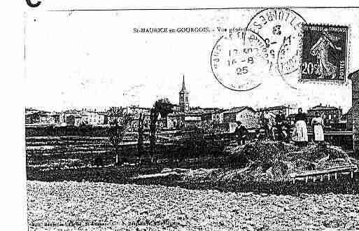 Ville de SAINTMAURICEENGOURGOIS Carte postale ancienne