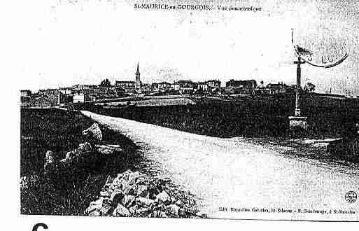 Ville de SAINTMAURICEENGOURGOIS Carte postale ancienne