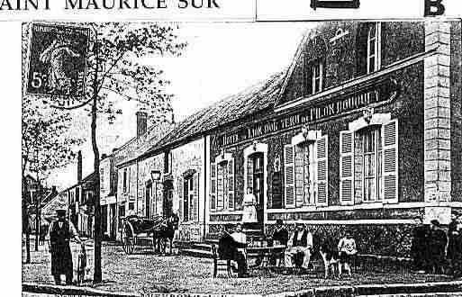 Ville de SAINTMAURICESURAVEYRON Carte postale ancienne