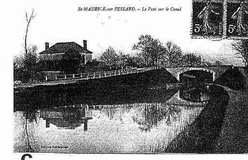 Ville de SAINTMAURICESURFESSARD Carte postale ancienne