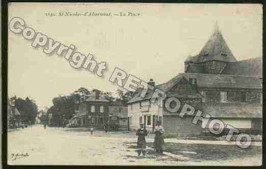 Ville de SAINTNICOLASD\'ALIERMONT Carte postale ancienne