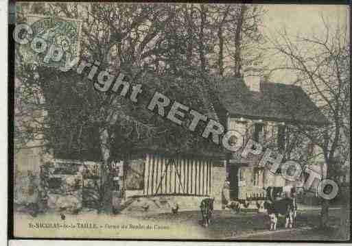 Ville de SAINTNICOLASDELATAILLE Carte postale ancienne