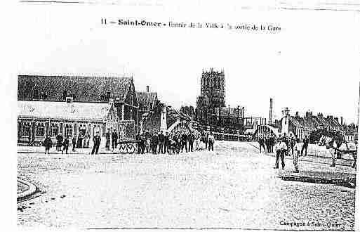 Ville de SAINTOMER Carte postale ancienne