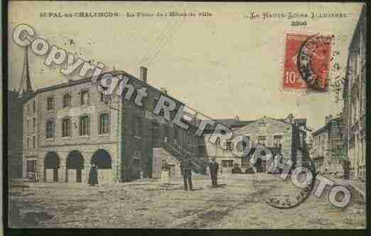 Ville de SAINTPALDECHALENCON Carte postale ancienne