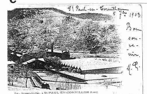 Ville de SAINTPAULENCORNILLON Carte postale ancienne Ville de SAINTPAULENCORNILLON Carte postale ancienne