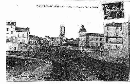 Ville de SAINTPAULENJAREZ Carte postale ancienne