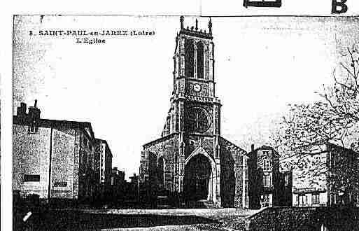 Ville de SAINTPAULENJAREZ Carte postale ancienne